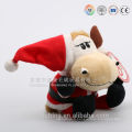 CE / EN71 / ASTM renne en peluche musicale standard animaux en peluche